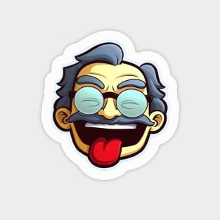 Tongue Out Emoji Sticker - Express Yourself with this Playful Emoticon Sticker